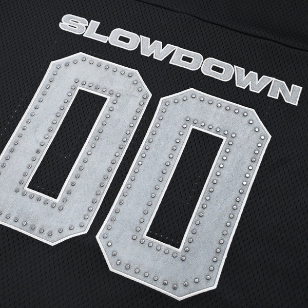 SLOWDOWN 00 Black Jersey Tee