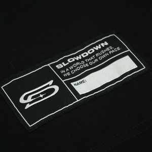 SLOWDOWN Quilted Logo Hoodie