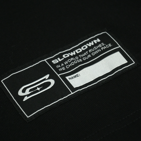 SLOWDOWN Quilted Logo Hoodie