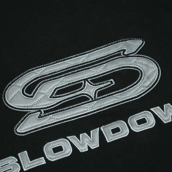 SLOWDOWN Quilted Logo Hoodie
