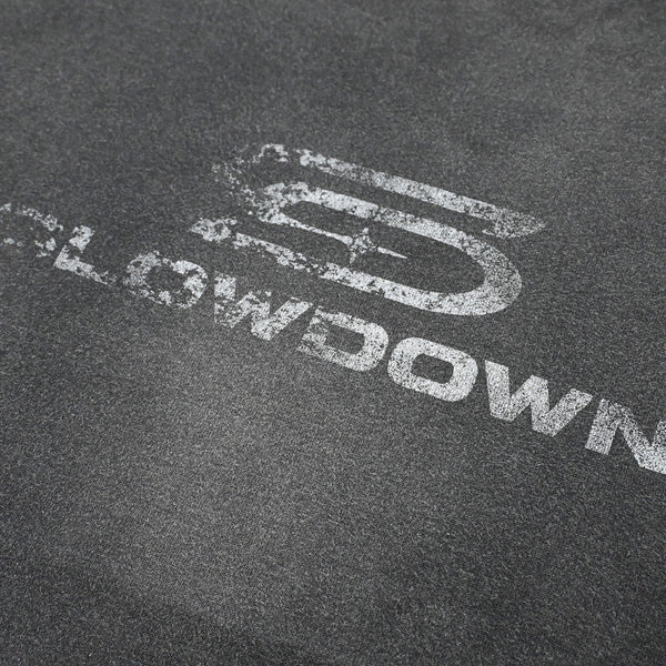 SLOWDOWN Haze Trace Logo Black Tee