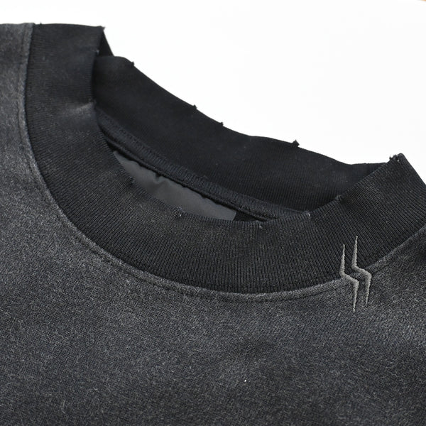 SLOWDOWN Haze Trace Logo Black Tee