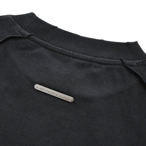 SLOWDOWN Blue Hour Washed Black Tee