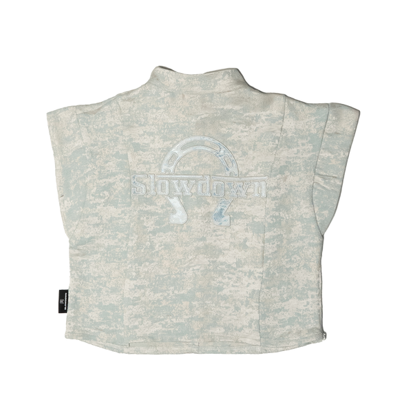 SLOWDOWN Equine Tang Top Light Blue