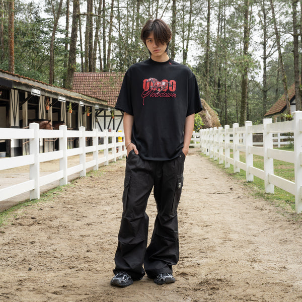 SLOWDOWN Gallop Restart Tee Black - Signature Edition