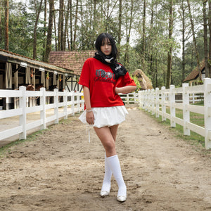 SLOWDOWN Gallop Restart Tee Red