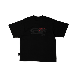 SLOWDOWN Logo Merge Tee Black