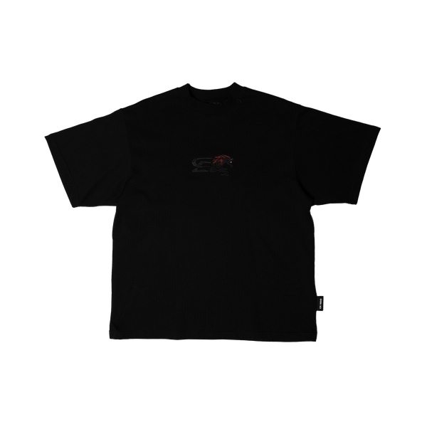 SLOWDOWN Logo Merge Tee Black