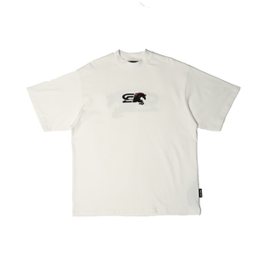 SLOWDOWN Logo Merge Tee White