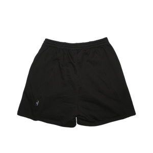 SLOWDOWN Logo Embroidery Sweatshorts Black