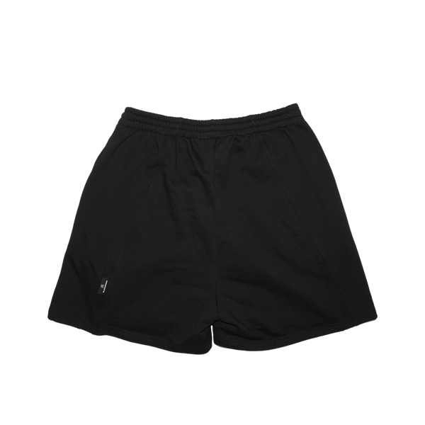SLOWDOWN Logo Embroidery Sweatshorts Black