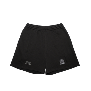 SLOWDOWN Logo Embroidery Sweatshorts Black