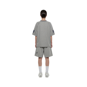 SLOWDOWN Logo Embroidery Sweatshorts Grey