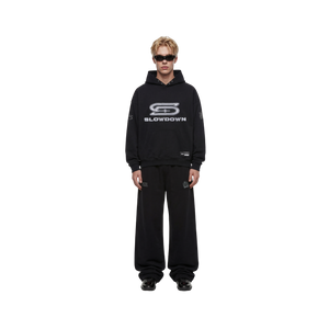 SLOWDOWN Quilted Logo Hoodie