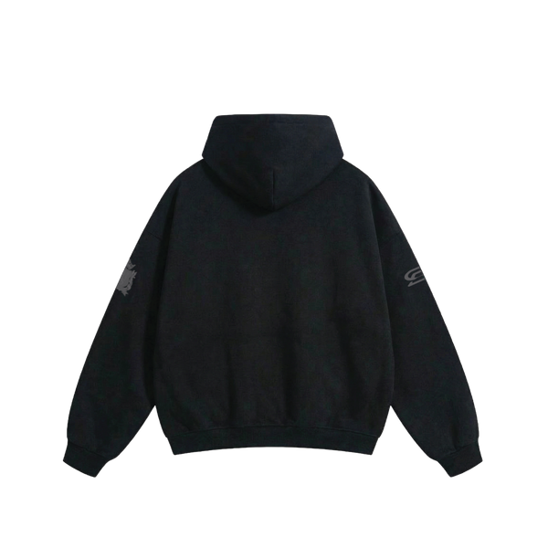 SLOWDOWN Quilted Logo Hoodie