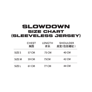 SLOWDOWN Quilted Sleeveless Jersey Black
