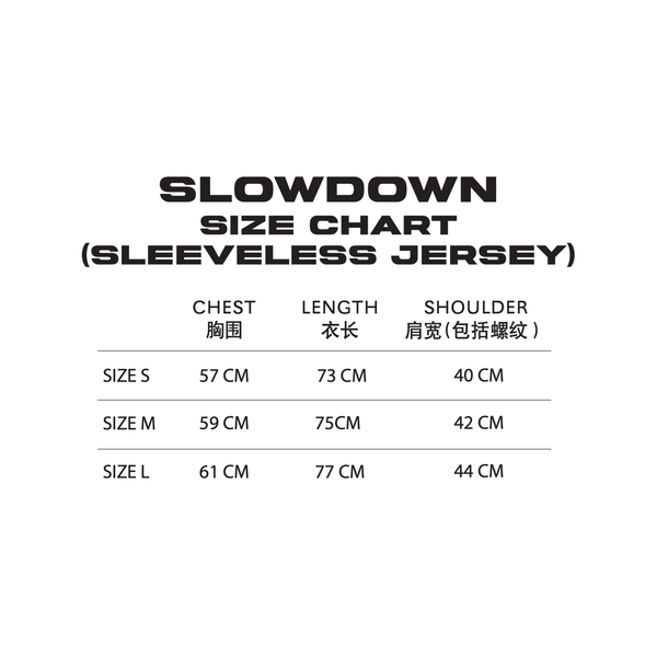 SLOWDOWN Quilted Sleeveless Jersey Black