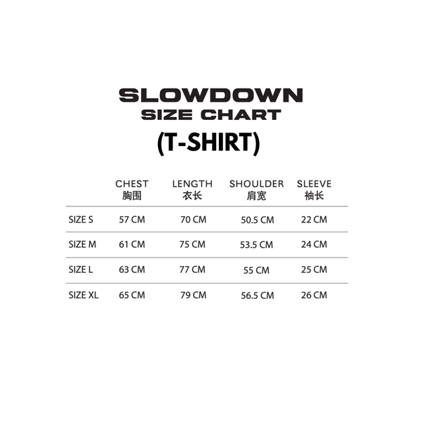 SLOWDOWN Athletic Logo Tee