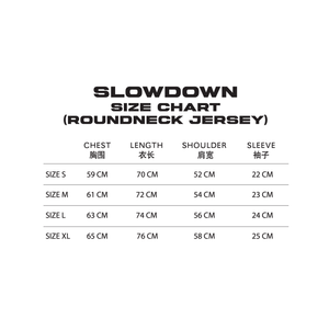 SLOWDOWN 00 Jersey Tee