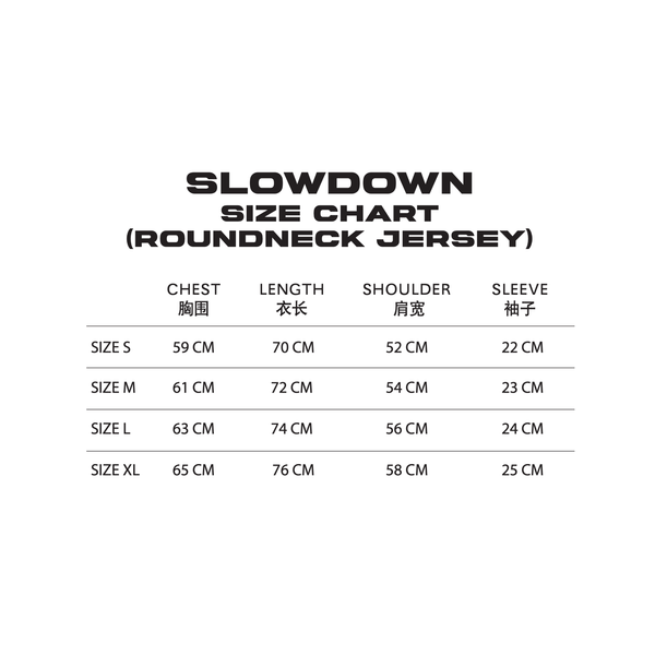 SLOWDOWN 00 Jersey Tee