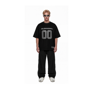 SLOWDOWN 00 Black Jersey Tee