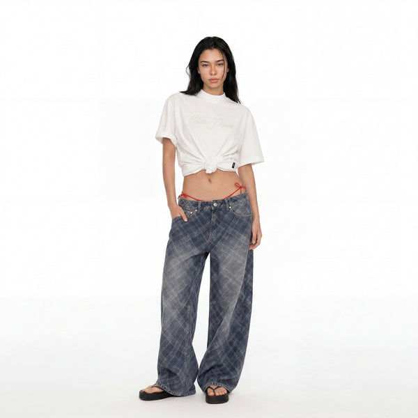 SLOWDOWN 3D Embroidery White Tee