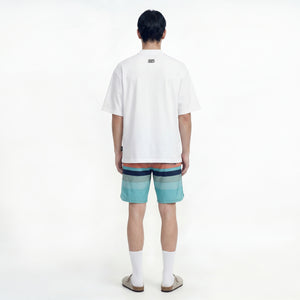 SLOWDOWN Surfing Towel Embroidery White Tee