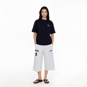SLOWDOWN Transparent Tape Basic Blue Tee