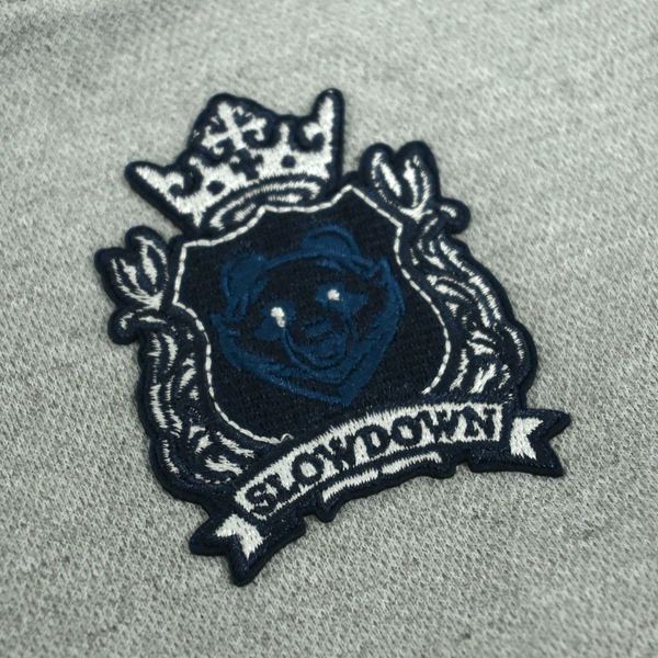 SLOWDOWN Logo Embroidery Sweatshorts Grey