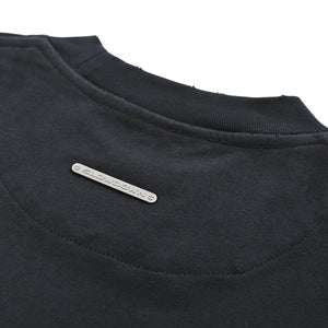 SLOWDOWN Carplate Washed Black Tee