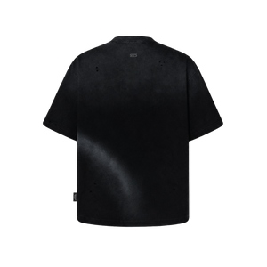 SLOWDOWN Eroded Font Black Tee