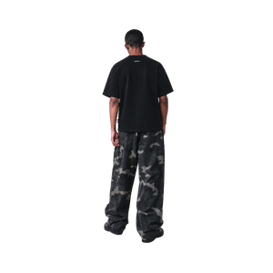 SLOWDOWN Blue Hour Washed Black Tee