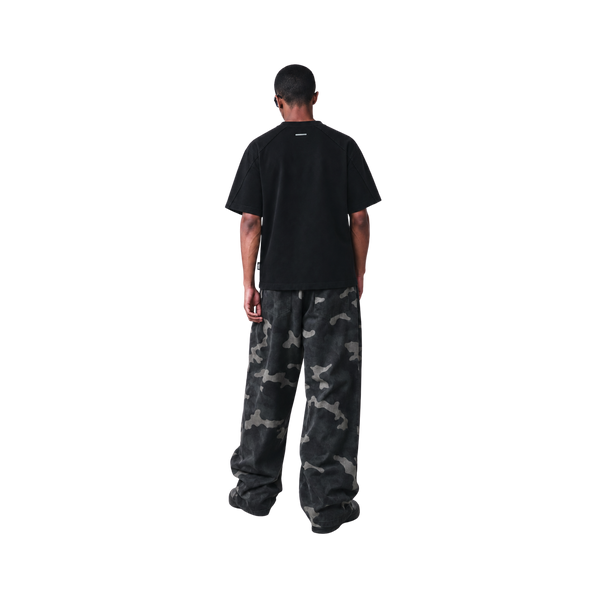 SLOWDOWN Blue Hour Washed Black Tee