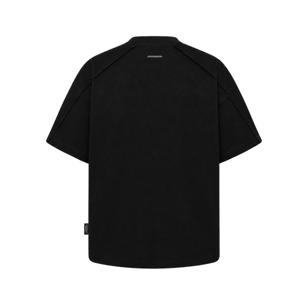 SLOWDOWN Blue Hour Washed Black Tee