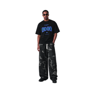 SLOWDOWN Blue Hour Washed Black Tee