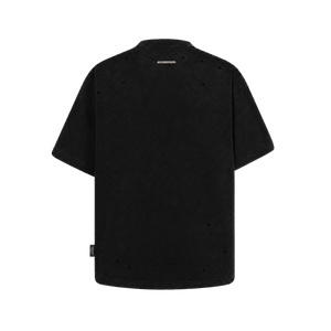 SLOWDOWN Carplate Washed Black Tee