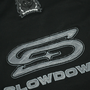 SLOWDOWN Quilted Sleeveless Jersey Black