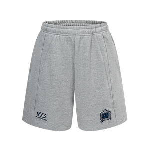 SLOWDOWN Logo Embroidery Sweatshorts Grey