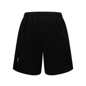 SLOWDOWN Logo Embroidery Sweatshorts Black
