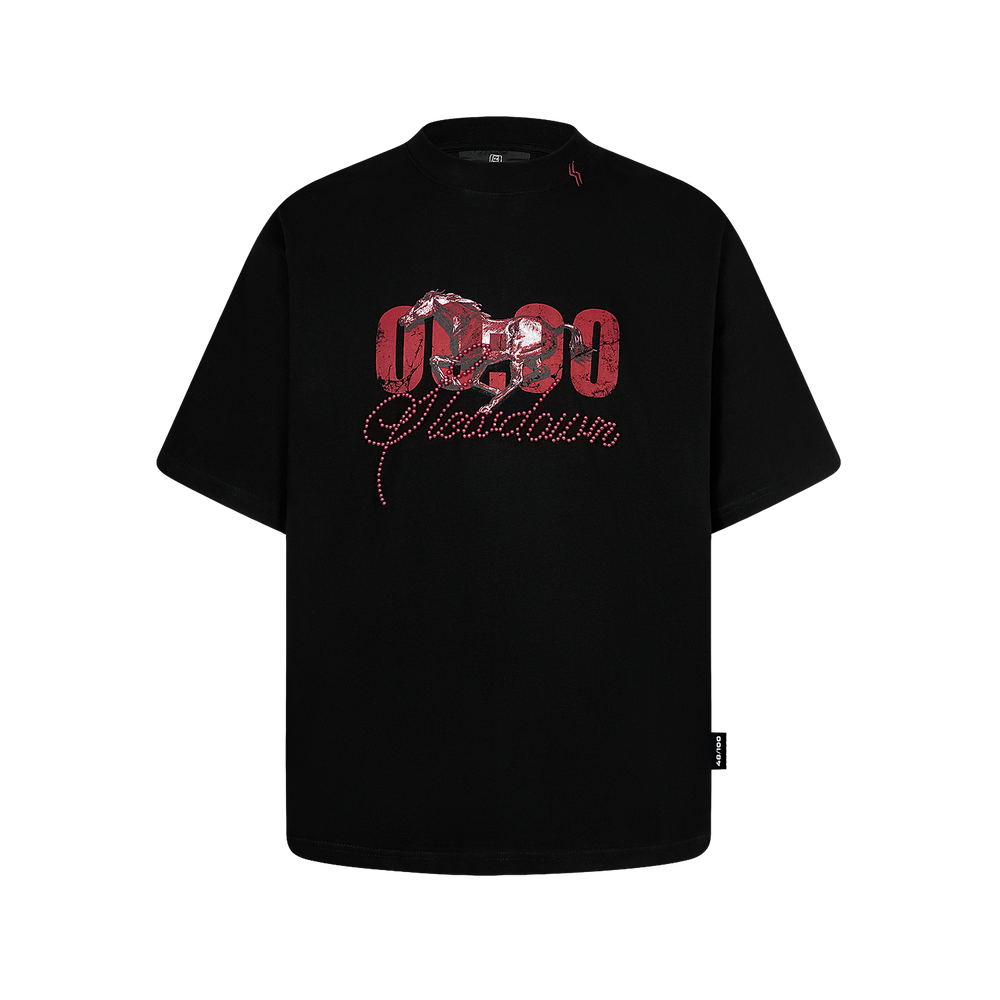 SLOWDOWN Gallop Restart Tee Black - Signature Edition