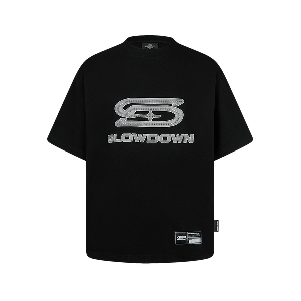 SLOWDOWN Athletic Logo Tee