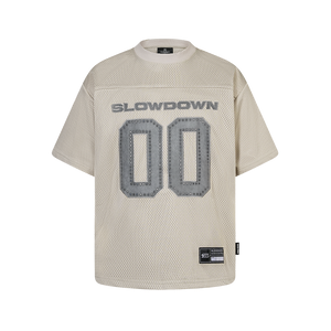 SLOWDOWN 00 Cream Jersey Tee