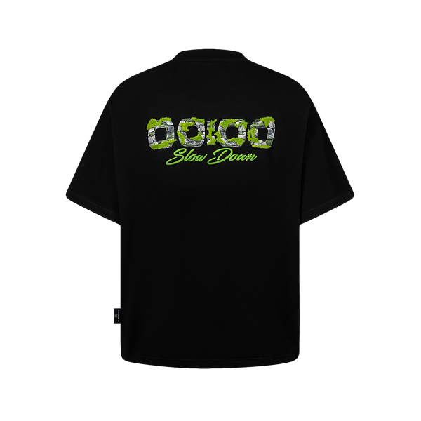 SLOWDOWN Light Moss Tee