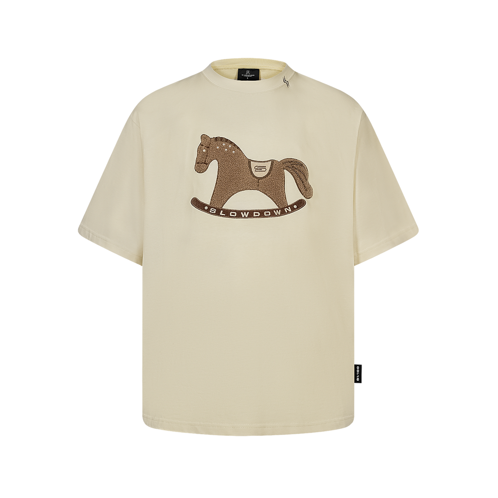 SLOWDOWN Gentle Pony Tee Cream
