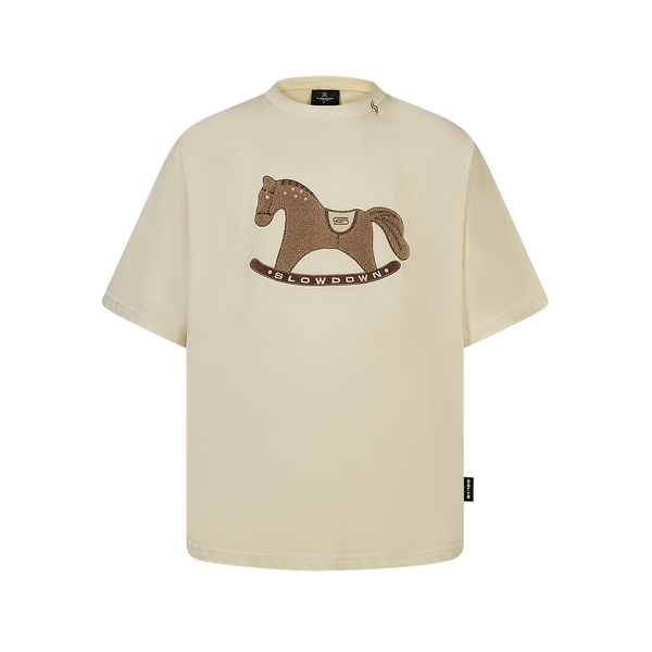 SLOWDOWN Gentle Pony Tee Cream