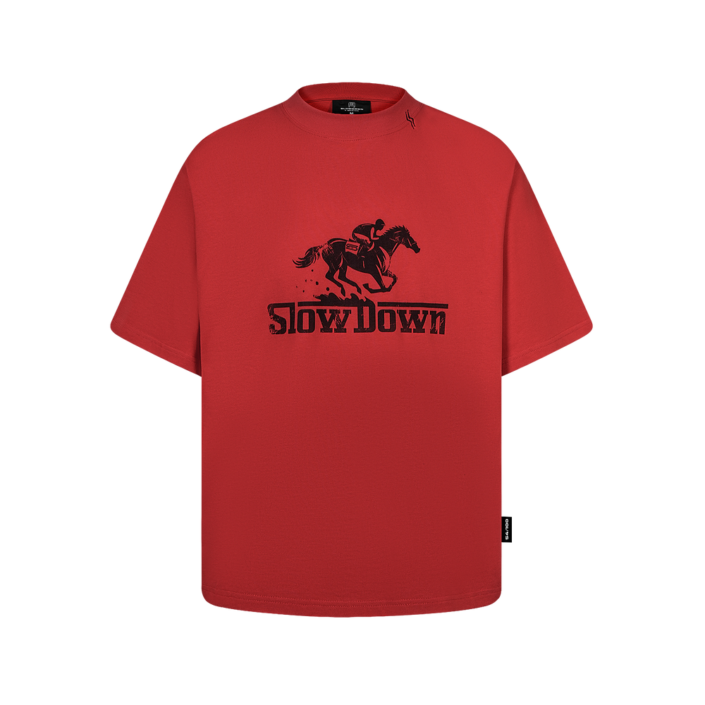 SLOWDOWN Rari Tee Red