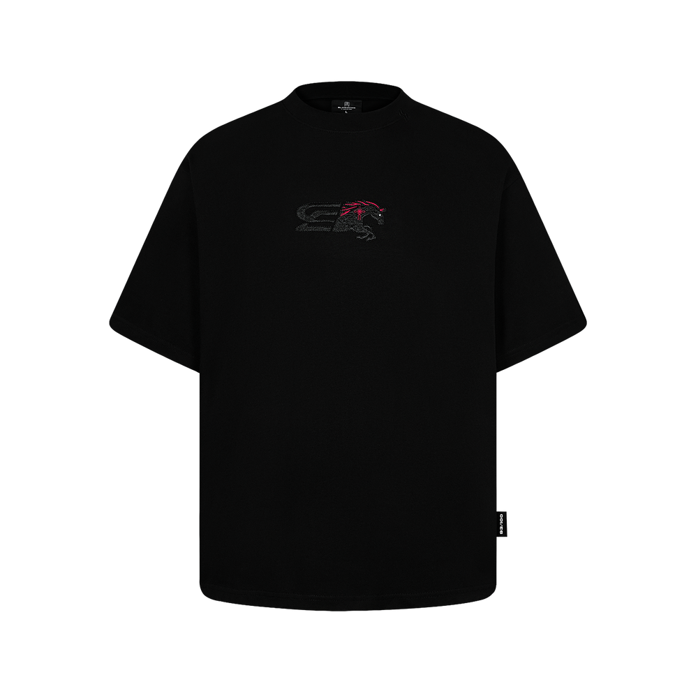 SLOWDOWN Logo Merge Tee Black