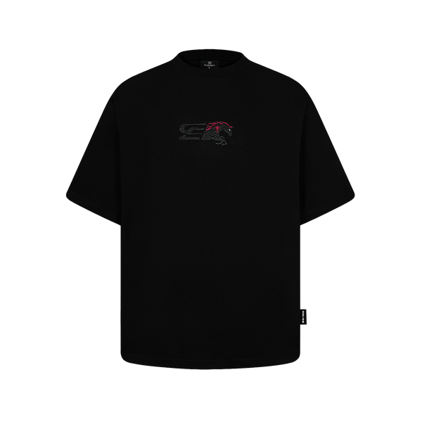 SLOWDOWN Logo Merge Tee Black