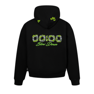 SLOWDOWN Light Moss Hoodie - Signature Edition