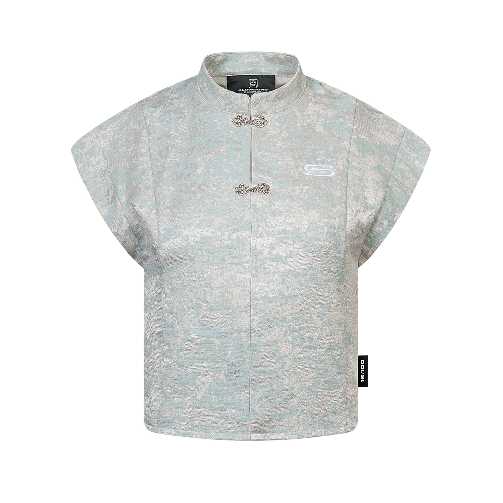 SLOWDOWN Equine Tang Top Light Blue